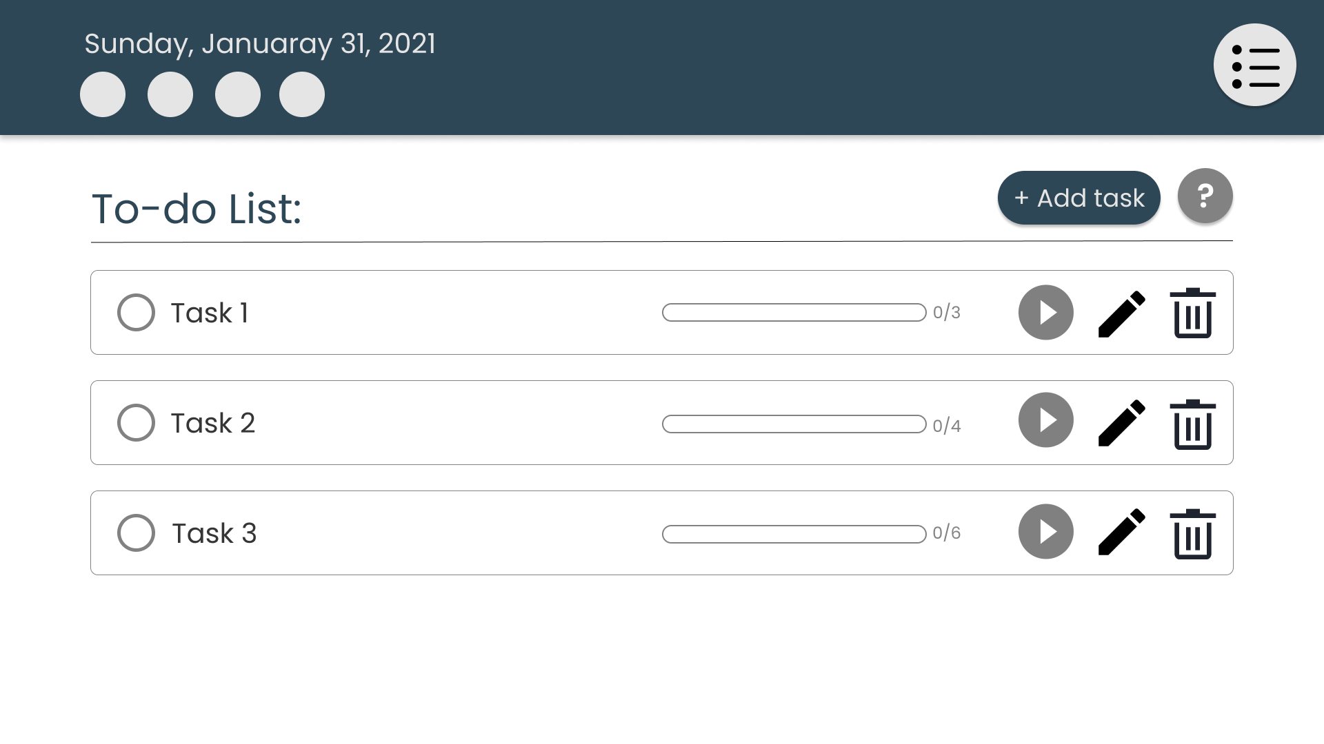 Tasklist